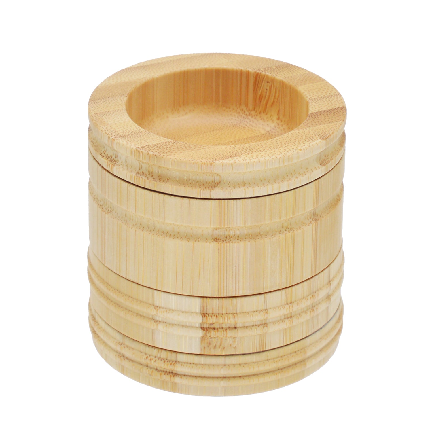 SENSORITE 2.5-inch Wooden Grinder With Easy Changeable Screen & Non-stick Coated Grater Plates - Sensorite